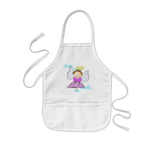 Infantil Avental bonito do anjo dos miúdos para artesanato