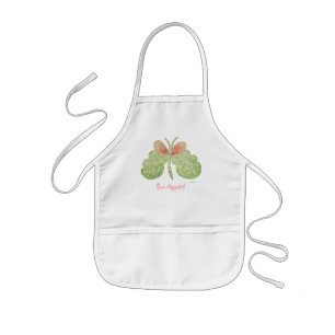 Infantil avental de borboleta pintada de marguerite