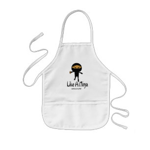 Infantil Avental de Ninja