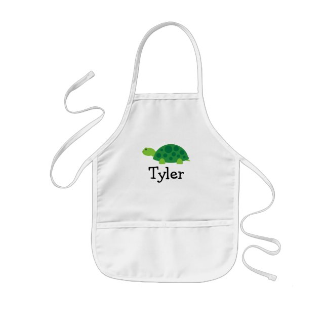 Infantil Avental de pintura para crianças pequenas com tart (Frente)