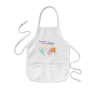 Infantil Avental do artista de Olivia