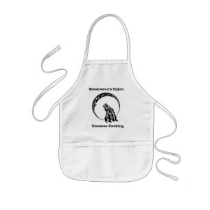 Infantil Avental do cozinhar do Cajun Coonass de Boudreaux
