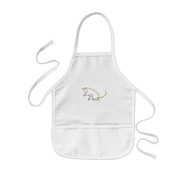 Infantil Avental do gato (Frente)