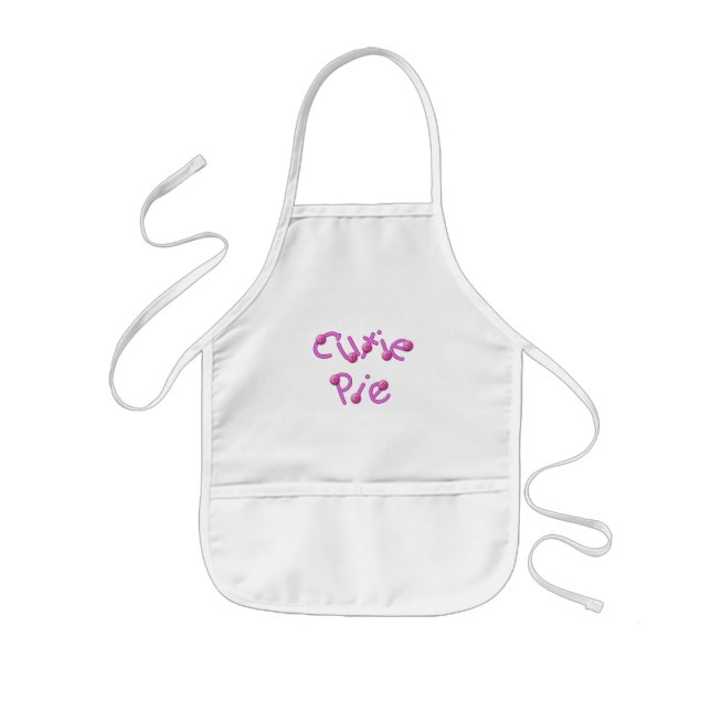Infantil Avental do rosa da torta de Cutie (Frente)