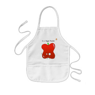 Infantil Avental para miúdos - pimenta do monstro do