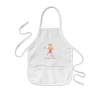 Infantil Avental personalizado bonito da bailarina do