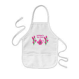 Infantil Avental personalizado bonito do tea party para