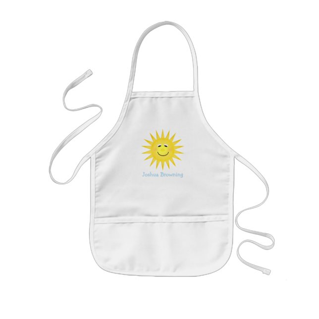 Infantil Avental personalizado da luz do sol (Frente)