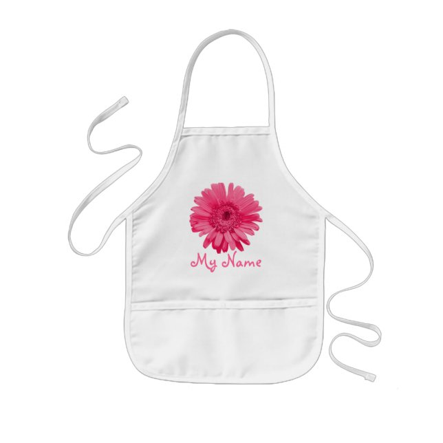 Infantil Avental personalizado das meninas (Frente)
