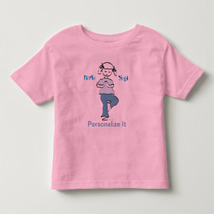 Infantil Camiseta da Garota Yoga