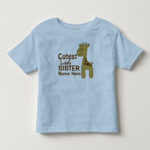 Infantil Camiseta da Irmã mais Cutest