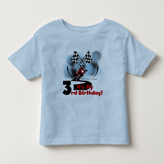 Infantil Camiseta de competência do aniversário de 3 anos (Frente)