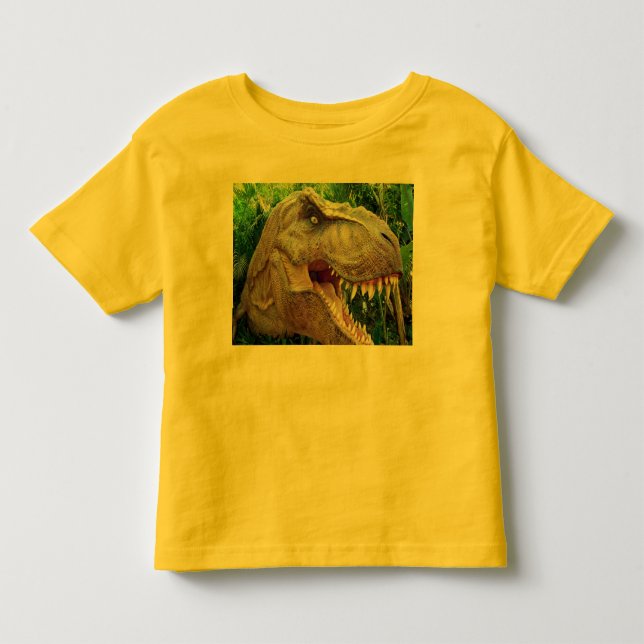 Infantil Camiseta de dinossauro para crianças (Frente)