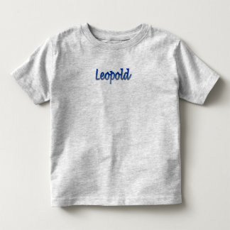 Infantil Camiseta de Jersey Fina para Crianças Leopold