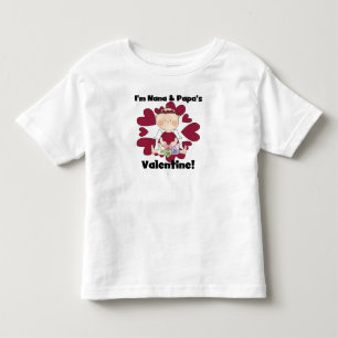 Infantil Camiseta dos namorados de Nana e de papá