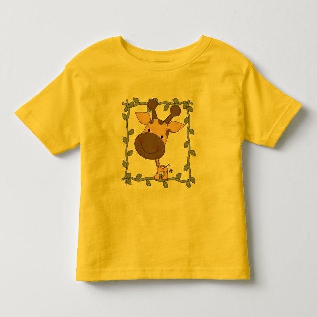 Infantil Camiseta e presentes do girafa do bebê (Frente)