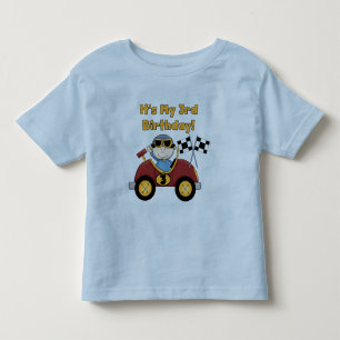 Infantil Camiseta e presentes vermelhos do aniversário de
