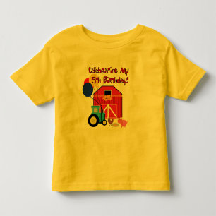 Infantil Cultive o 5os camiseta e presentes do aniversário