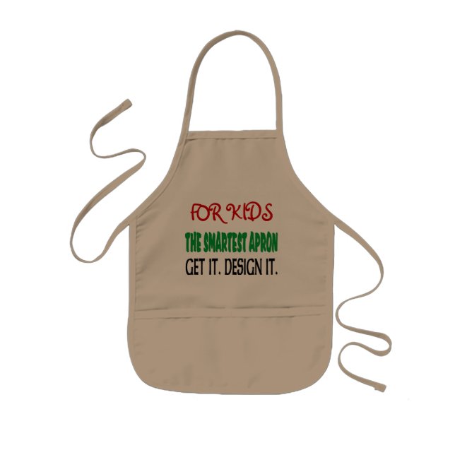 Infantil Desenhe um Avental Fofo para seus Filhos (Frente)