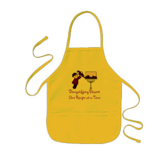 Infantil Desmistificação e logotipo no avental