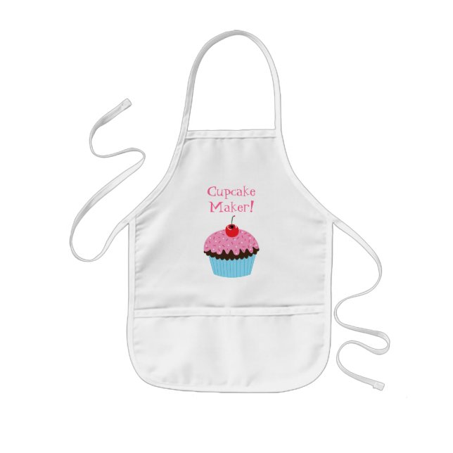 Infantil Fabricante do cupcake! Avental do cupcake (Frente)