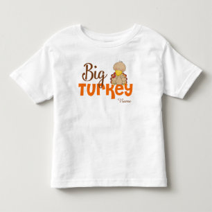 Infantil Grande Turquia - Camiseta Personalizada de Ação de