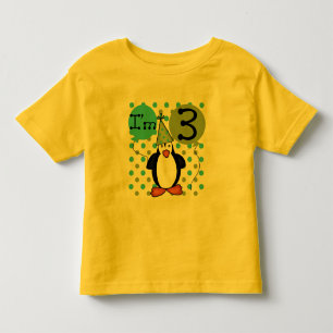 Infantil ó Camiseta e presentes do aniversário do pinguim