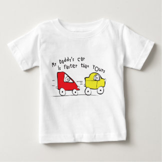 Infantil o t-shirt o carro do meu pai é mais