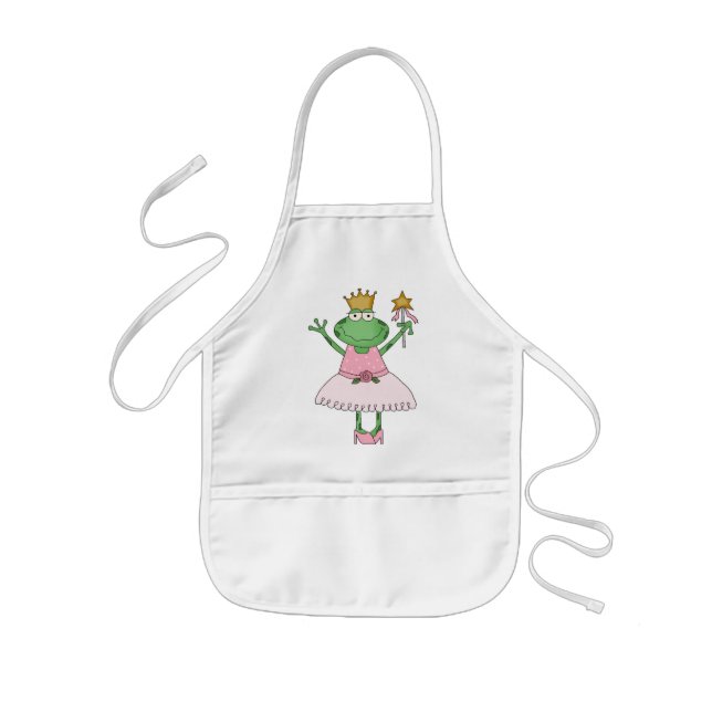 Infantil Princesa Avental do sapo (Frente)
