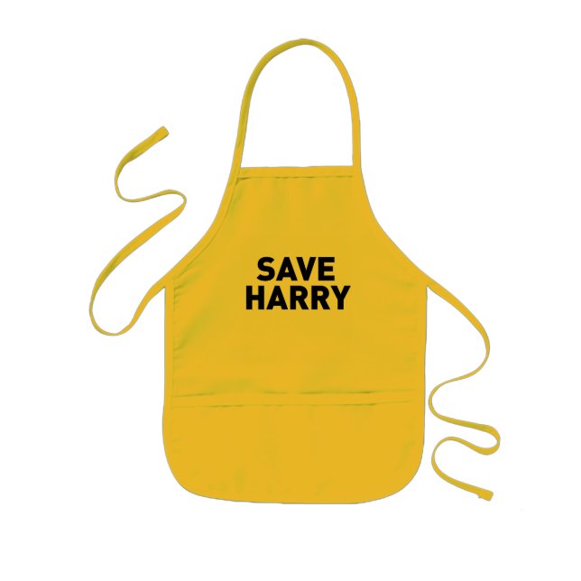 Infantil Salvar o avental de Harry (Frente)