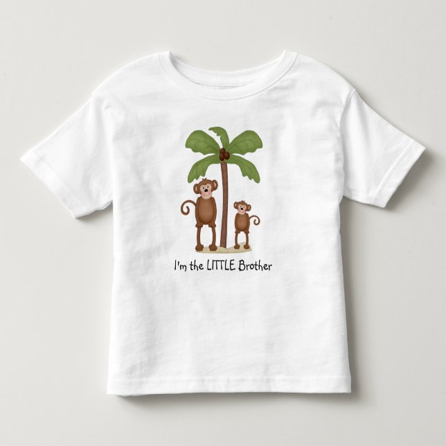 Infantil Sou a camiseta do pequeno irmão (Frente)