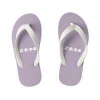 Chinelos de bebês de cinza branca Zen
