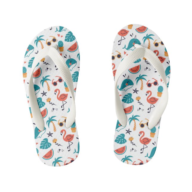 Infantis Chinelos de crianças de verão tropical (Pé da cama)