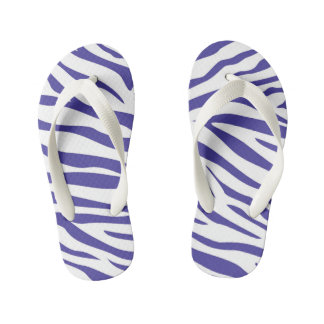 Infantis Chinelos de Listras de Zebra para Crianças