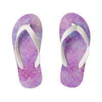 Chinelos do Mermaid Purple Beach Kid