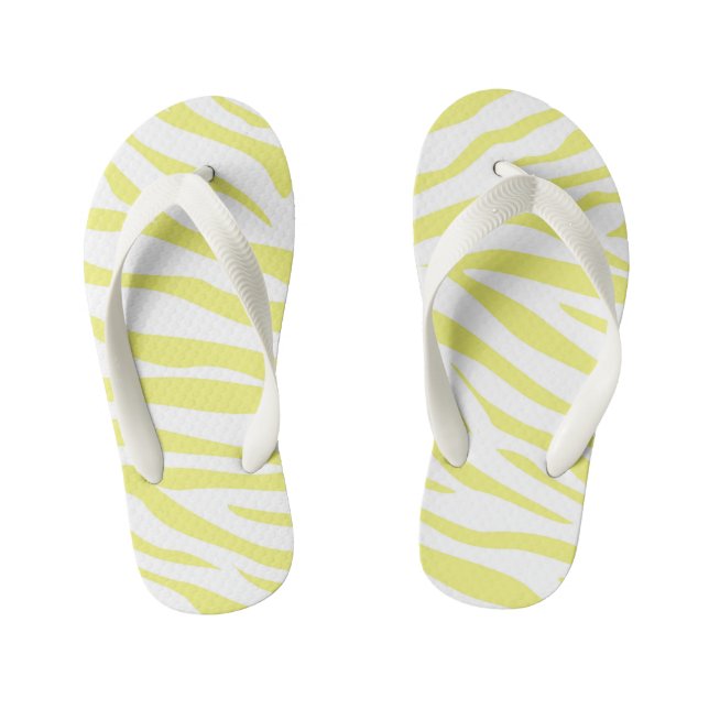 Infantis Chinelos Kids Fofo Estilo Listra de Zebra (Pé da cama)