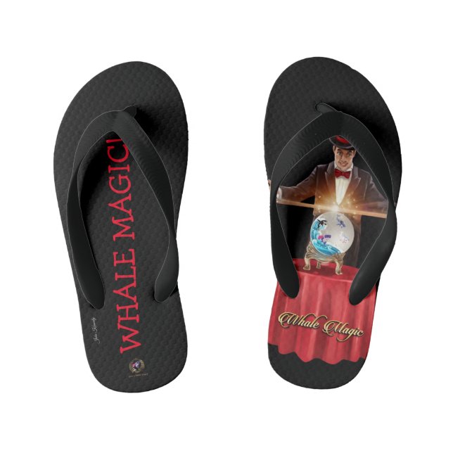 Infantis Chinelos Kids WHALE MAGIC! (Pé da cama)