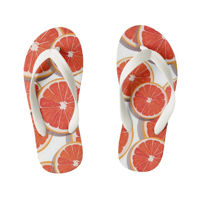 Infantis Chinelos Oranges Kids! (Pé da cama)