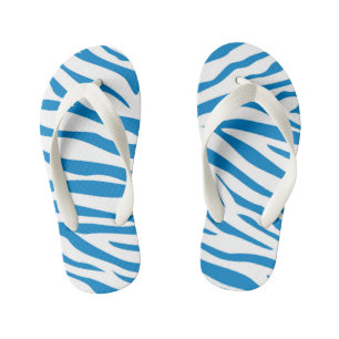 Infantis Chinelos Personalizáveis de Listras de Zebra para 