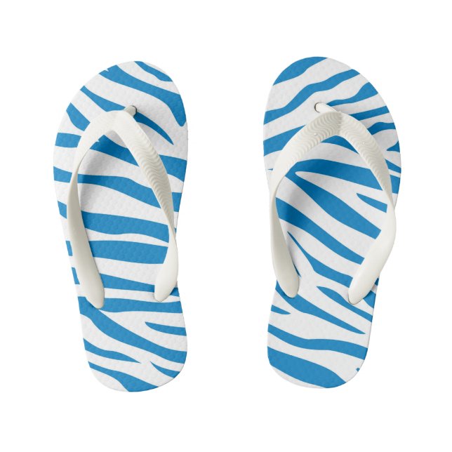 Infantis Chinelos Personalizáveis de Listras de Zebra para  (Pé da cama)