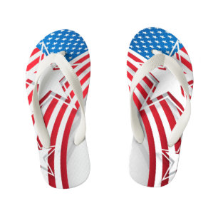 Infantis Estrelas e Chinelos de Stripes Kid