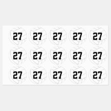 etiquetas impermeáveis para 1 a 3 jogadores de vol