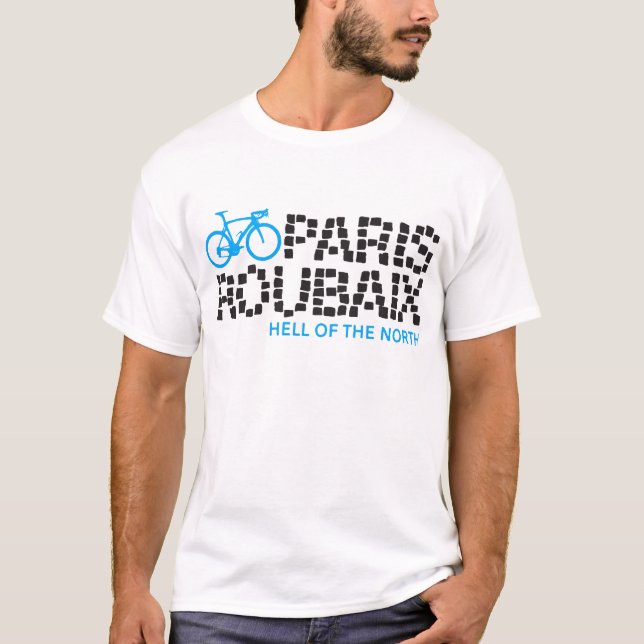 Inferno de Paris Roubaix dos t-shirt nortes do (Frente)