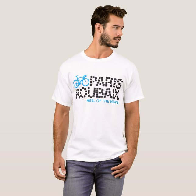 Inferno de Paris Roubaix dos t-shirt nortes do (Frente Completa)