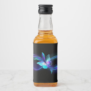 Infinidade brilhante com borboleta mágica