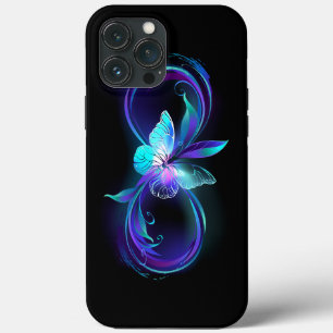 Infinidade brilhante com borboleta mágica