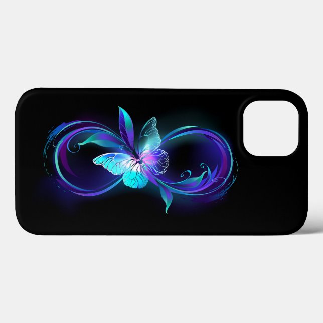 Infinidade brilhante com borboleta mágica (Verso (horizontal))