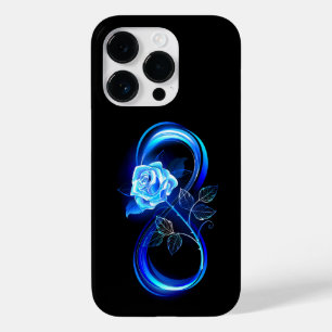 Infinidade brilhante com rosa azul