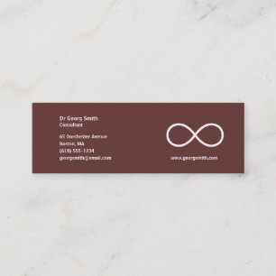 Infinidade - cartão de visita do cientista