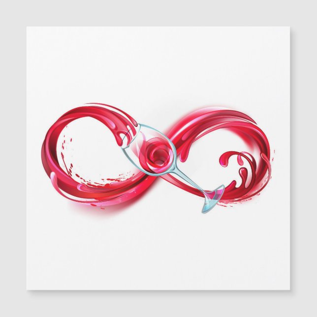 Infinidade com vinho tinto (Frente)